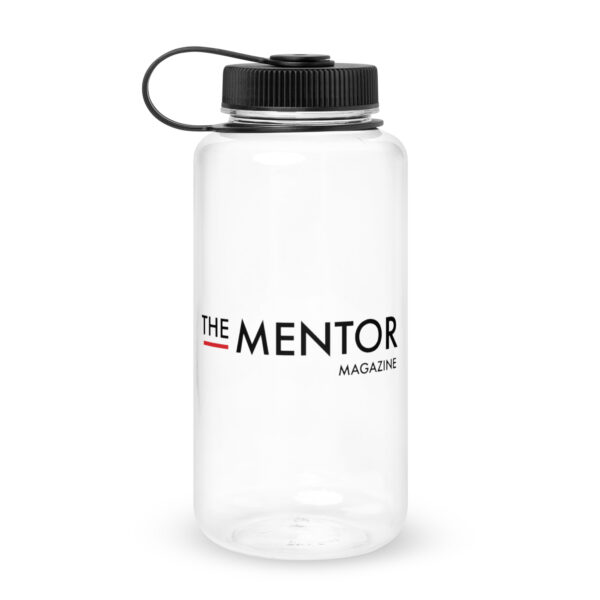 Wide mouth plastic water bottle